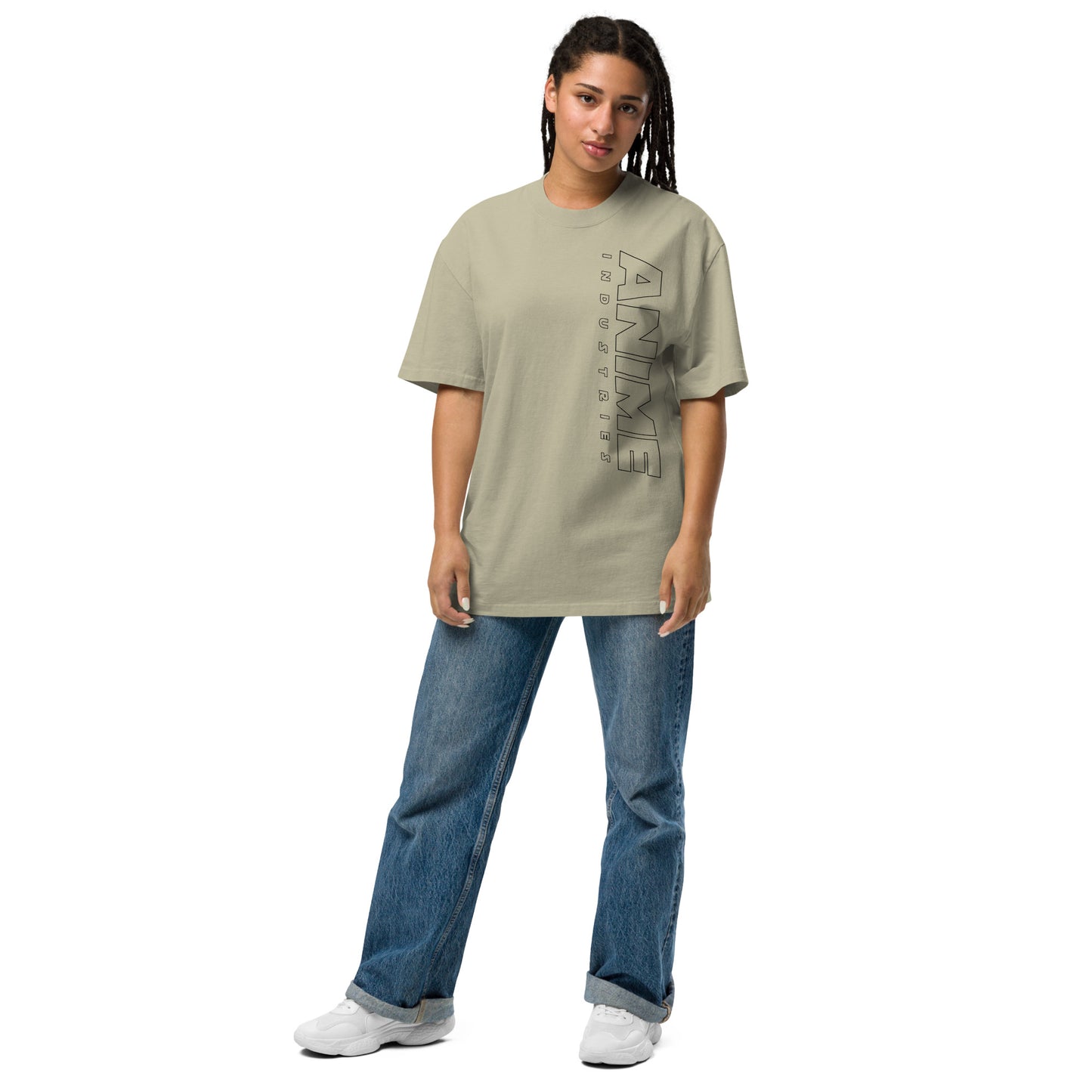 Anime Industries ® BZP Oversized faded t-shirt