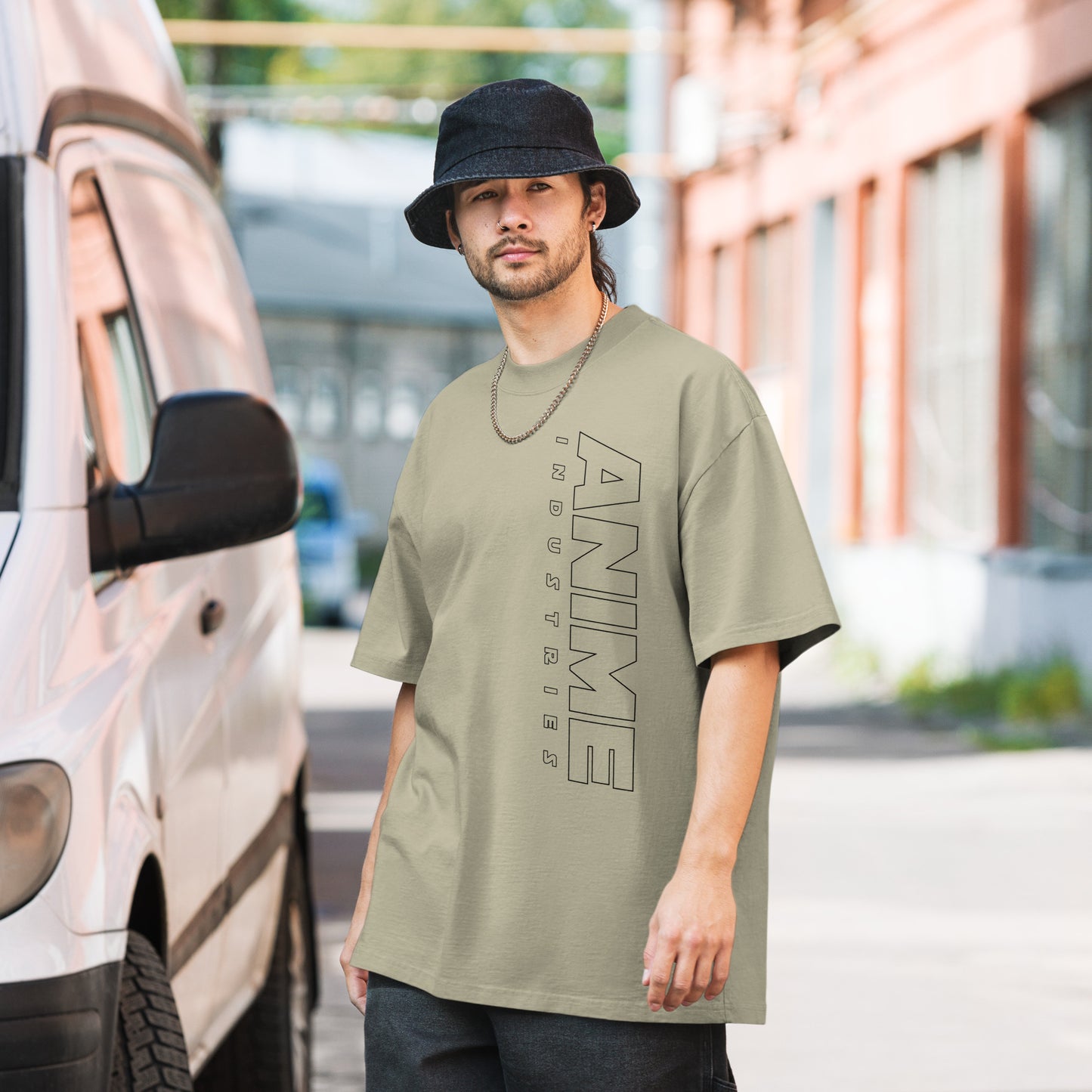 Anime Industries ® BZP Oversized faded t-shirt