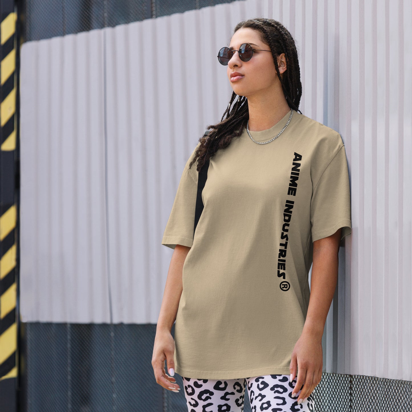 Anime Industries ® OFB Oversized faded t-shirt
