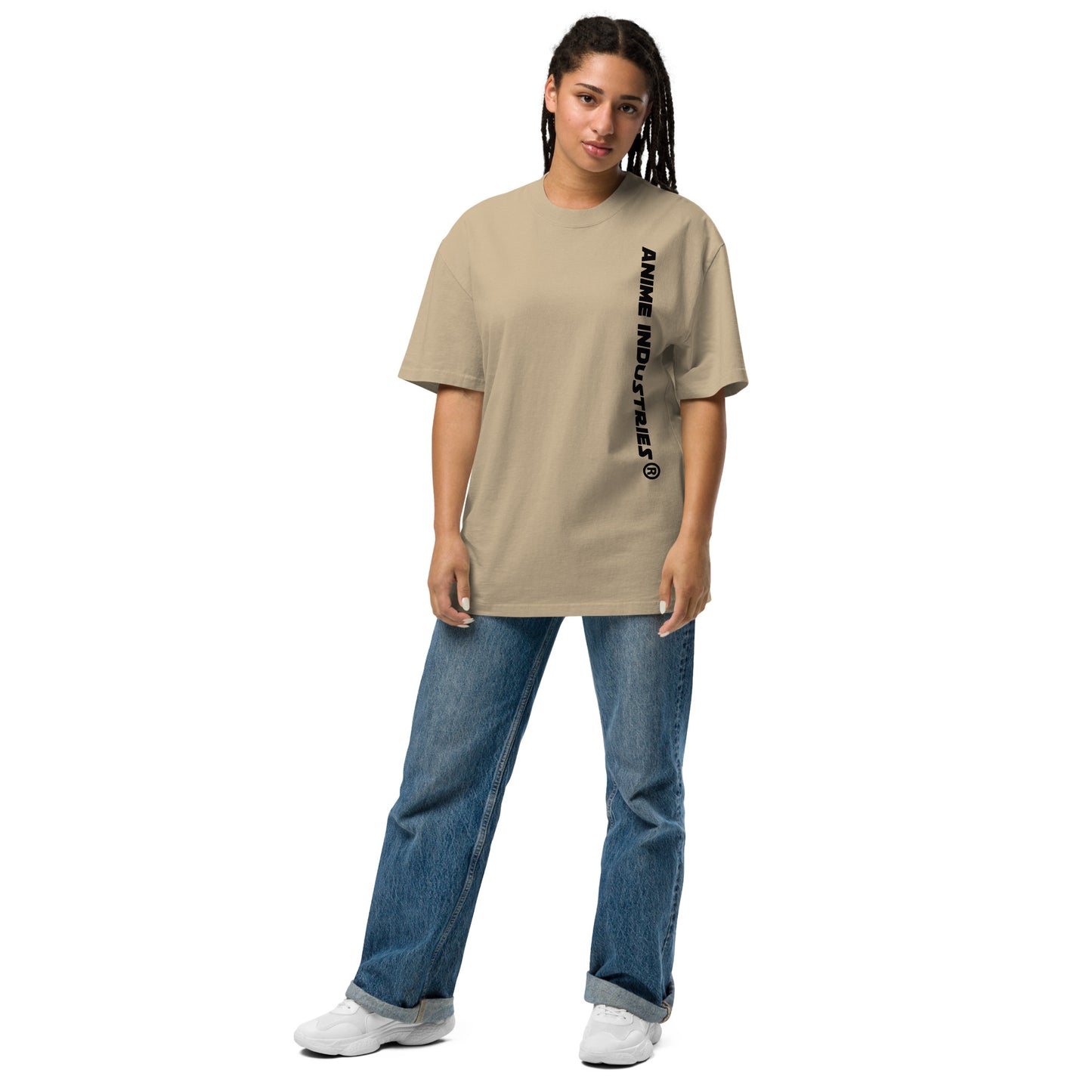 Anime Industries ® OFB Oversized faded t-shirt