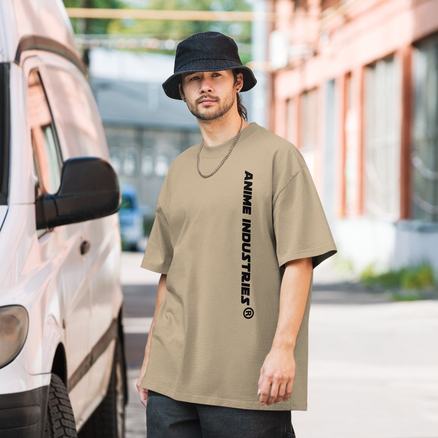 Anime Industries ® OFB Oversized faded t-shirt