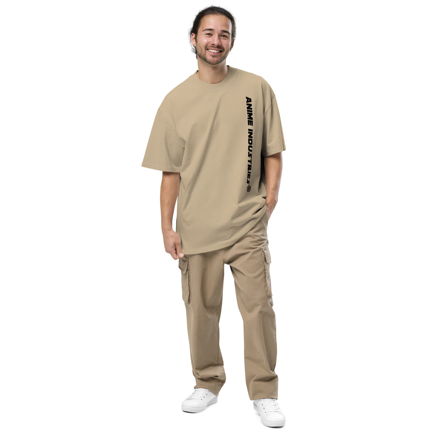 Anime Industries ® OFB Oversized faded t-shirt