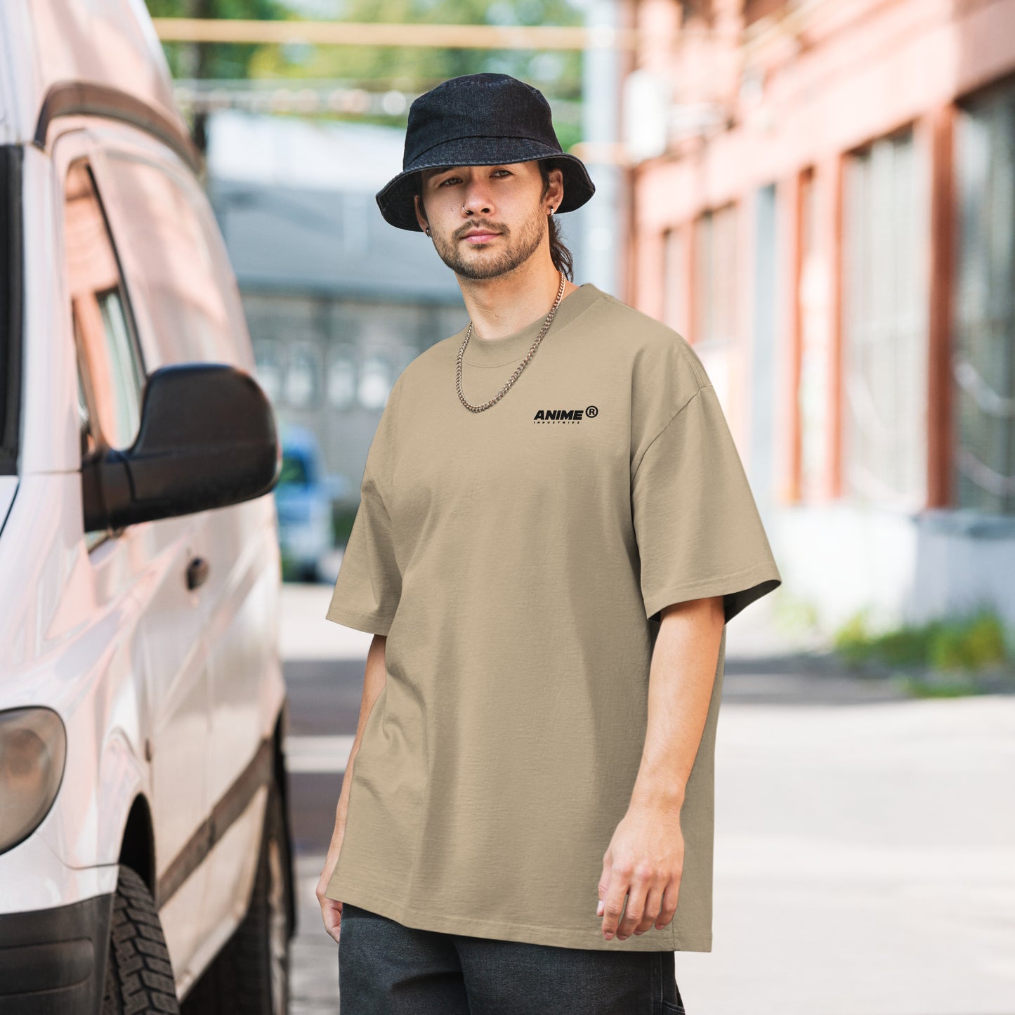 Anime Industries ® BZO Oversized faded t-shirt