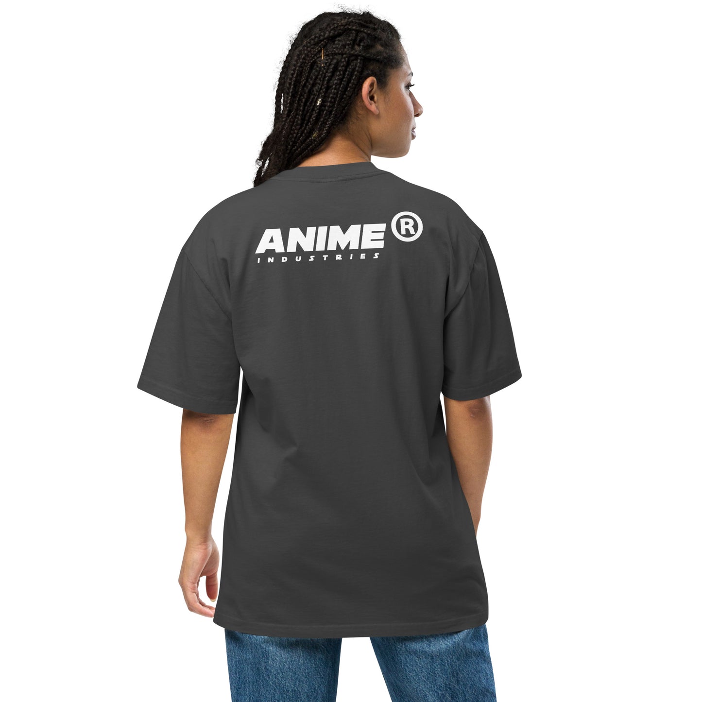 Anime Industries ® BTO Oversized faded t-shirt